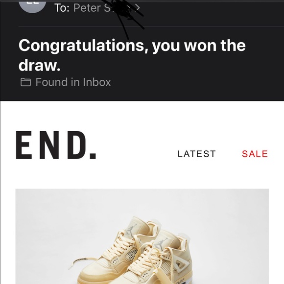 Jordan 4 Retro Off-White Sail - Picture 6 of 7